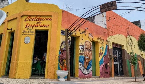 O bar Caldeira do Inferno foi fundado em 16 de junho de 1960, na Praça Dionísio Rocha de Lucena, em Brejo Santo | Foto: David Lima