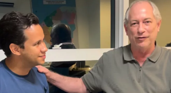 Felipe Vasques e Ciro Gomes | Foto: Reprodução