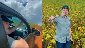 Eunício passou o feriado da Semana Santa na fazenda Santa Mônica, localizada entre os municípios de Corumbá de Goiás (GO) e Alexânia (GO).