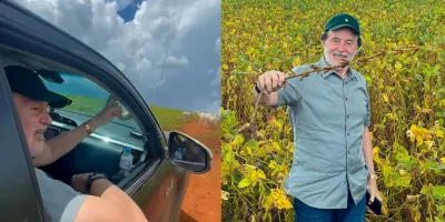 Eunício passou o feriado da Semana Santa na fazenda Santa Mônica, localizada entre os municípios de Corumbá de Goiás (GO) e Alexânia (GO).