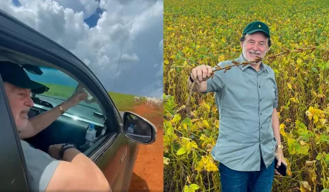 Eunício passou o feriado da Semana Santa na fazenda Santa Mônica, localizada entre os municípios de Corumbá de Goiás (GO) e Alexânia (GO).