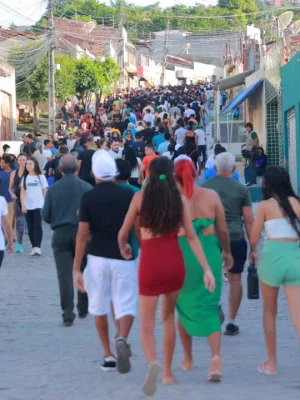 Tradicional subida ao Horto ocorre na Sexta-feira Santa | Foto: Prefeitura de Juazeiro do Norte