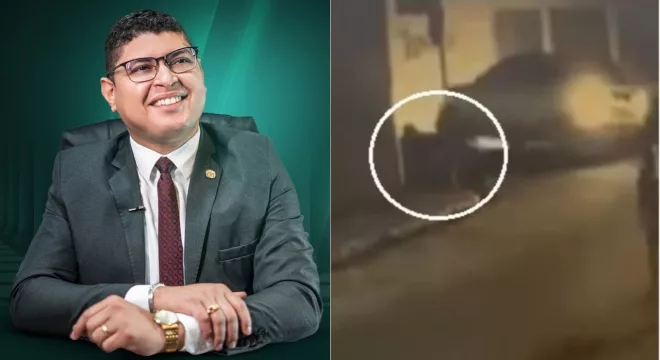 Roberto foi identificado por meio de imagens de câmeras de segurança instaladas. Ele se apresentou espontaneamente à Delegacia de Polícia Civil, onde prestou depoimento e foi liberado.