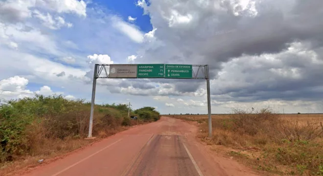 Pavimentação da VPE-700 está orçada em aproximadamente R$ 30 milhões | Foto: Google Street View